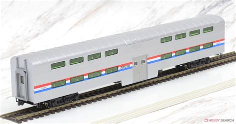 Ho Bi Level Passenger Car 4 Window Coach Amtrak Model Train Item Picture3