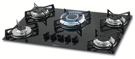 Cooktop Bocas Fischer Tripla Chama Vidro Preto Bivolt