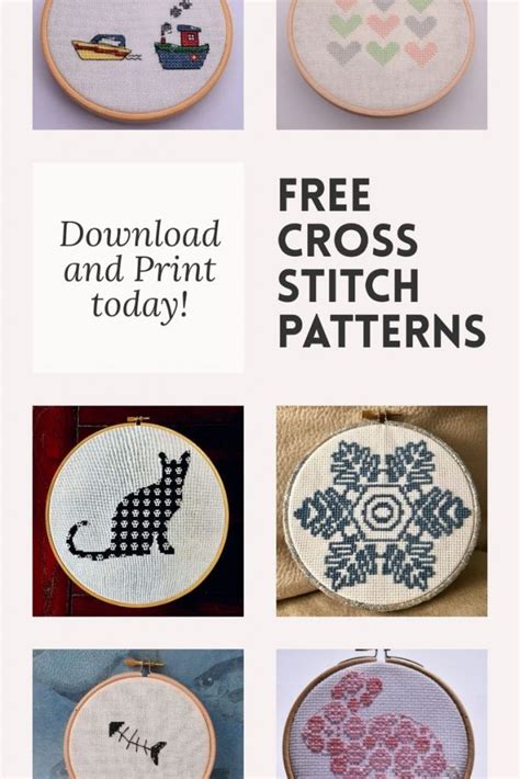 Free Cross stitch patterns library (200 +) -