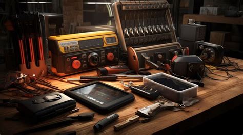 Premium Photo | A photo of a set of electrical tools and equipment