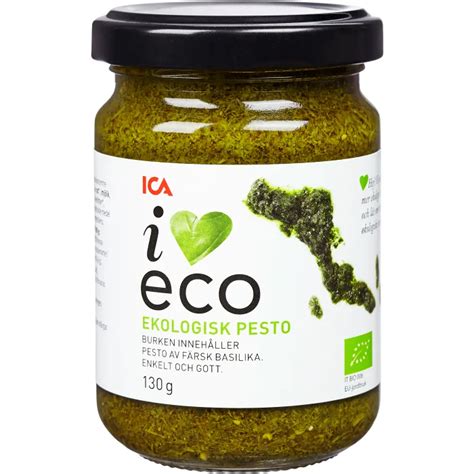 Pesto Ekologisk G Ica I Love Eco Handla Mat Online Fr N Din Lokala