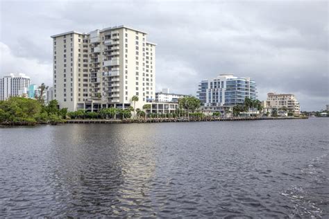 Luxury Waterfront Apartments Editorial Stock Image Image Of House