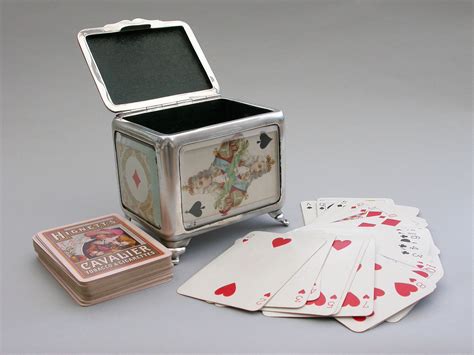 Victorian Silver Playing Cards Box With Provenance By Grey And Co London