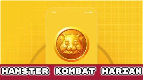 Sandi Harian Hamster Kombat Agustus Kode Morse Merge Mini