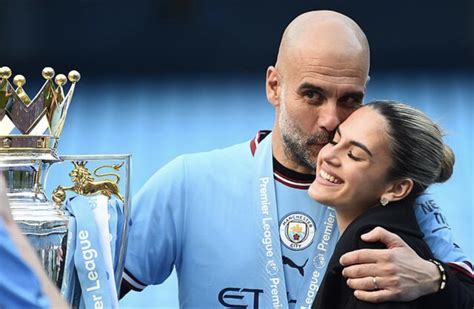 This Is Maria Guardiola The Beautiful Manchester City Fan And Pep