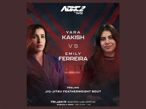 Yara Kakish Emily Ferreira Face Off In Adxc 2 Debut 19 January