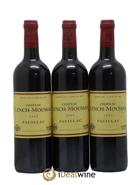 Acheter Château Lynch Moussas 5ème Grand Cru Classé 2005 lot 7928