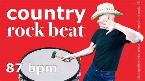 Country Drum Beat 87 Bpm 🥁 Drum Backing Track Country Rock Drum Beat 25 Youtube