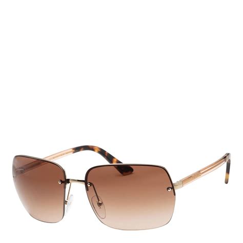 Women S Light Gold Brown Gradient Prada Sunglasses 62mm Brandalley