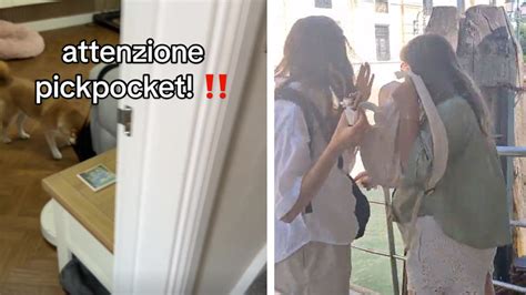 What Is Attenzione Pickpocket One Italian Woman S Viral Tiktok