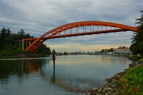 On Black Rainbow Bridge La Conner By Nw Vagabond Large