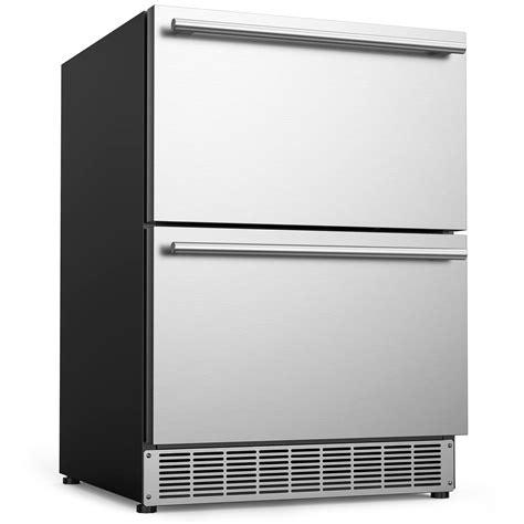 Buy COTLIN 24 Inch Outdoor Drawer Fridge Under Counter Double Beverage