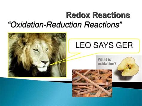 Ppt Redox Reactions Powerpoint Presentation Free Download Id 1951788