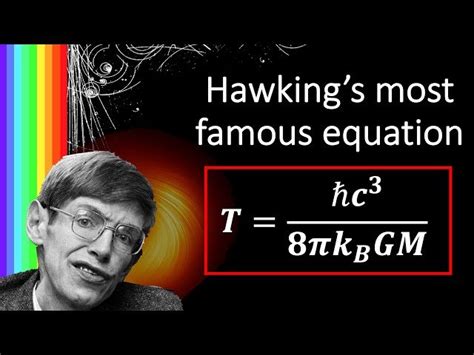 Free Video Deriving Hawking S Most Famous Equation What Is The