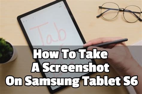 How To Take A Screenshot On Samsung Tablet Tipsteacher