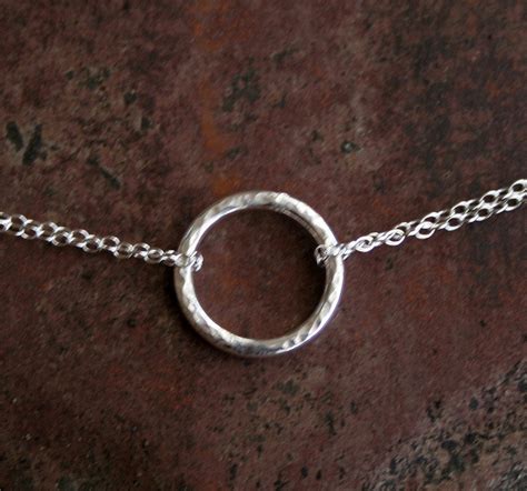 Hammered Sterling Silver Simply Chic Choker Necklace