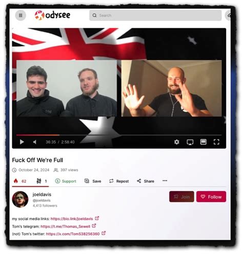 Joel Davis Fuck Off Were Full With Tom And Jacob Oct Transcript Katana