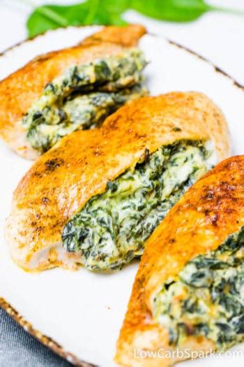 Cream Cheese Spinach Stuffed Chicken Breast