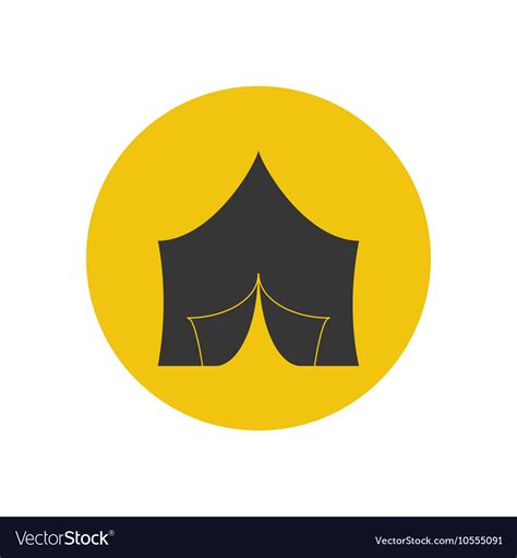 Camping tent Royalty Free Vector Image - VectorStock