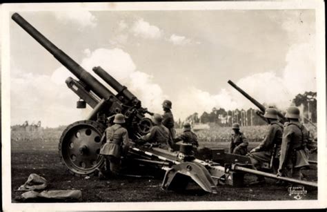 Ansichtskarte Postkarte Schweres Flak Gesch Tz Akpool De