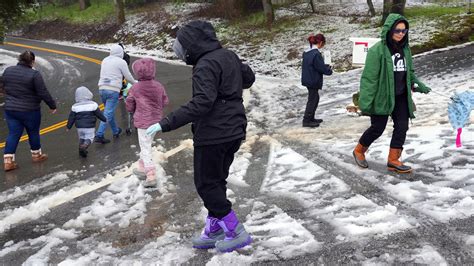 California Finds Joy in Storm That Brings Snow, Graupel and Hail - The ...