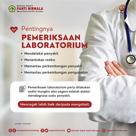 Pentingnya Pemeriksaan Laboratorium Rumah Sakit Panti Nirmala