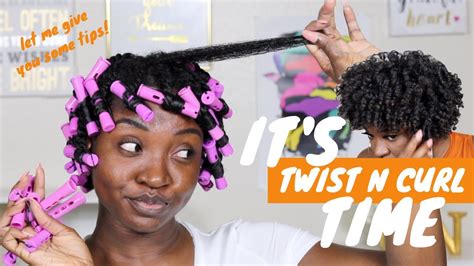 Twist N Curl On Natural Hair YouTube