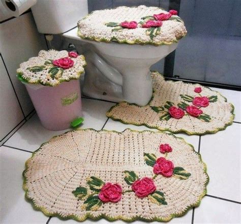 Crocheted Bathroom Set Ideas For Crochet Lovers Crochet Projects Crochet Bathroom Sets