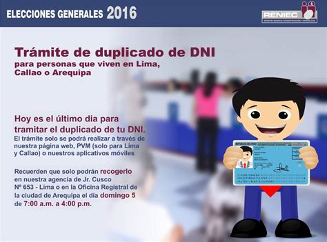 Reniec Atiende Hoy Hasta Las Horas Para Recoger Dni Noticias