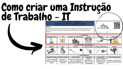 Exemplo De Instru O De Trabalho Iso Um Guia Pr Tico Para