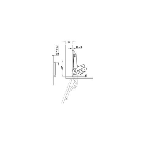 Hafele 329 43 900 Glass Door Concealed Hinge Duomatic Push Pack Of 4