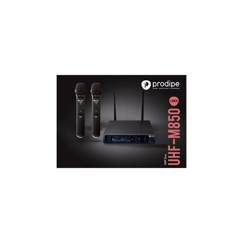 Prodipe Uhf M Dsp Duo Lanen Micro Uhf X Fr Q Avec Calage Auto