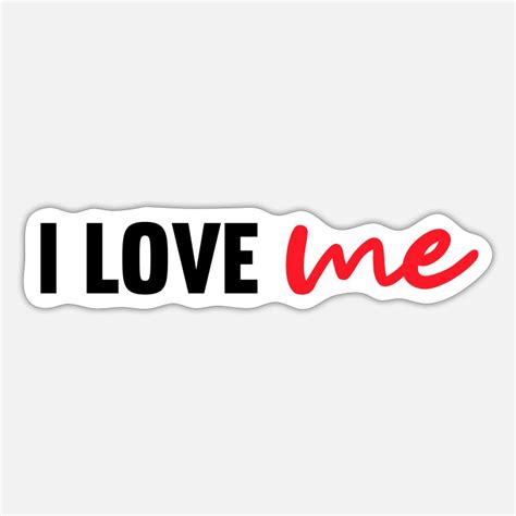 Love Me Stickers Unique Designs Spreadshirt