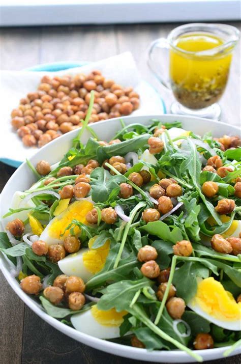 Crispy Chickpea And Arugula Salad Lifes Ambrosia