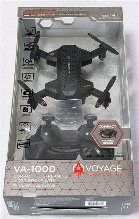 Voyage Aeronautics VA 1000 HD Streaming Drone With Wide Angle Lens For