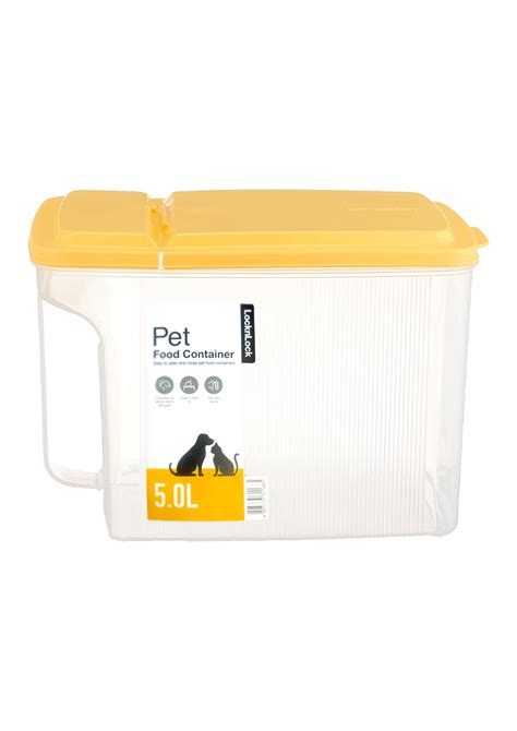 LocknLock Dry Pet Food Container With Handle 5L 7pets