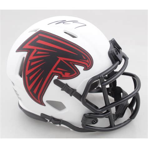 Michael Vick Signed Falcons Lunar Eclipse Alternate Speed Mini Helmet