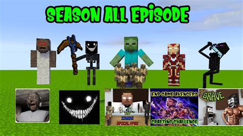 Monster School Season All Episode Minecraft Animation Youtube