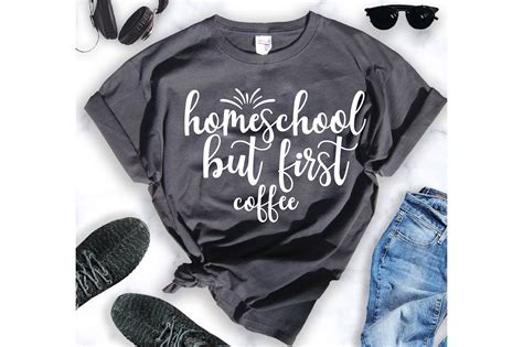 Homeschool But First Coffee Svg By Orpitaroy Thehungryjpeg