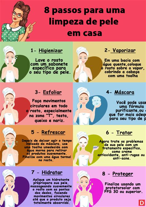 8 Passos Para Uma Limpeza De Pele Em Casa Dicas De Cuidados O