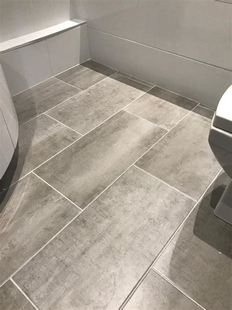 Grey Porcelain bathroom floor tiles - 30cm x 60cm - 10 tiles | in Butetown, Cardiff | Gumtree