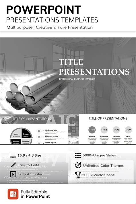 Engineering drawing PowerPoint templates