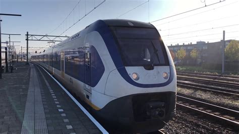 4K NS SLT Sprinter Light Train 2639 Vertrekt Als LM Trein Uit