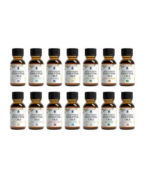 Pursonic Essential Aromatherapy Oils 14 Pack T Set Macys