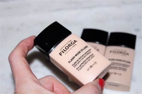 Filorga Flash Nude Fluid Review Swatches Before After