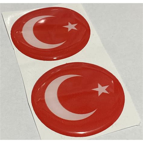 Ayyıldız Bayrak Damla Etiket Sticker