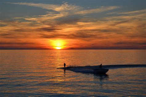 Fishing Sunset Wallpapers K Hd Fishing Sunset Backgrounds On