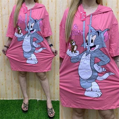 HOODIE TOM AND JERRY DRESS | Lazada PH