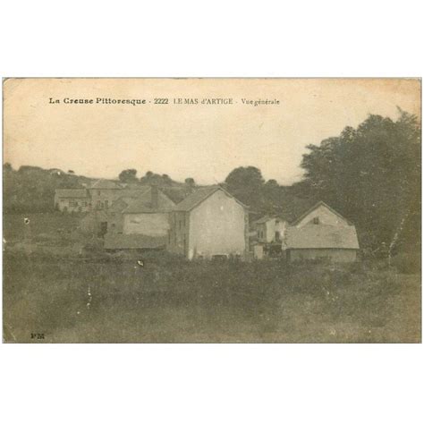 Carte Postale Ancienne Le Mas D Artige Le Village Cartes