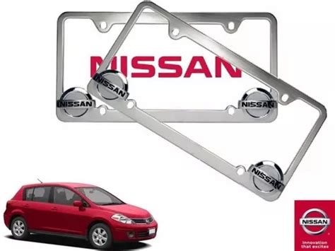 Par Porta Placas Nissan Tiida Hb 1 8 2013 Original Envío gratis